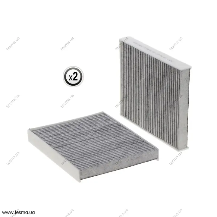 Cabin filter, kit. Фильтр воздушный, салона, кондиционера, комплект HIFI FILTER SC5112KITCA (фото 1)