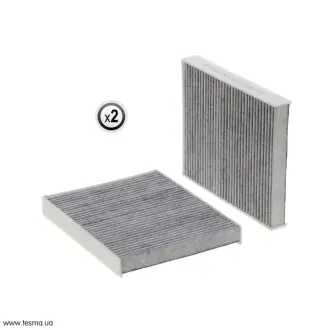 Cabin filter, kit. Фильтр воздушный, салона, кондиционера, комплект HIFI FILTER SC5112KITCA
