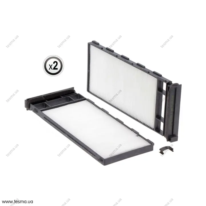 Cabin filter, kit. Фильтр воздушный, салона, кондиционера, комплект HIFI FILTER SC8043KIT (фото 1)