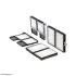 Cabin filter, kit. Фильтр воздушный, салона, кондиционера, комплект HIFI FILTER SC8070KIT (фото 1)