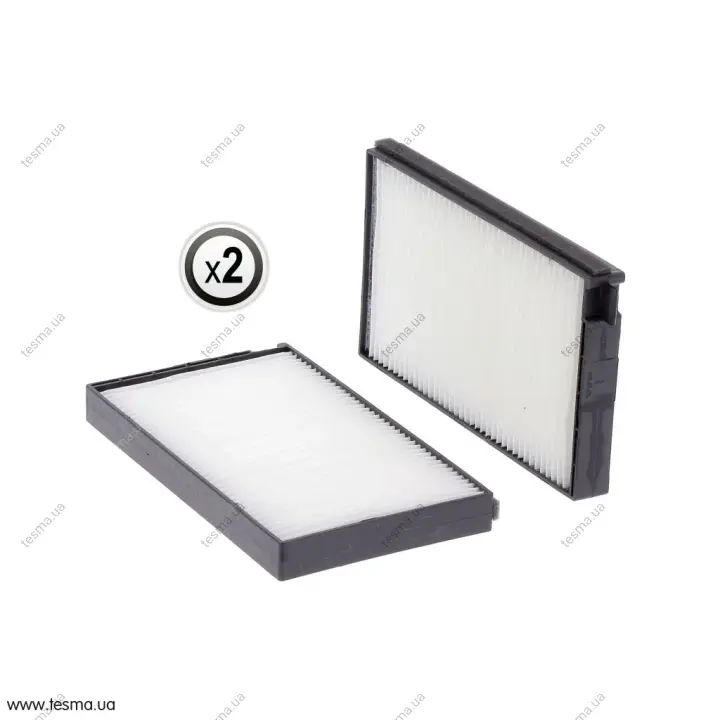 Cabin filter, kit. Фильтр воздушный, салона, кондиционера, комплект HIFI FILTER SC8135KIT (фото 1)