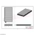 Cabin filter, kit. Фильтр воздушный, салона, кондиционера, комплект HIFI FILTER SC8135KIT (фото 2)