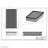 Воздушный фильтр CASE(HIFI) HIFI FILTER SC90127 (фото 2)
