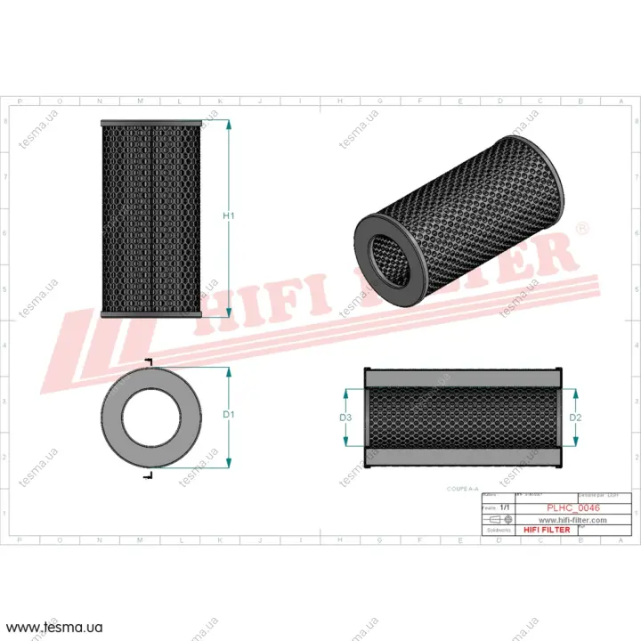 Фильтр гидравлический HIFI FILTER SH56389 (фото 1)