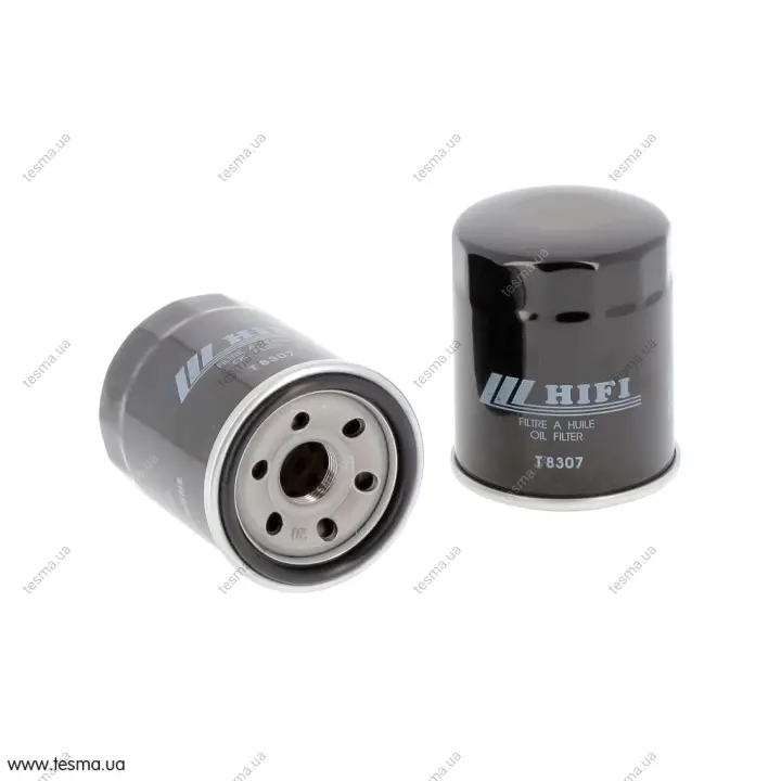 Фильтр масляный, накручиваемый. Фільтр масляний, накручуваний. Oil filter, Spin-On HIFI FILTER T8307 (фото 1)