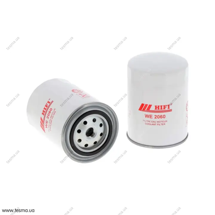 Coolant antifreeze filter, Spin-On. Фильтр охлаждающей жидкости, антифриза, накручиваемый. Фільтр охолоджувальной рідини, накручуваний HIFI FILTER WE2060 (фото 1)
