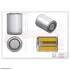 Coolant filter. Фильтр охлаждающей жидкости HIFI FILTER WE2078 (фото 2)
