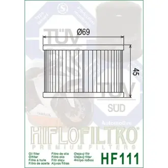 Масляний фільтр HIFLO - HIFLOFILTRO HF111