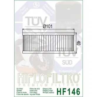 Масляний фільтр HIFLO - HIFLOFILTRO HF146