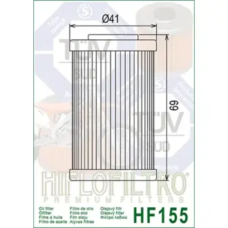 Масляний фільтр HIFLO - HIFLOFILTRO HF155