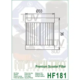 Масляний фільтр HIFLO - HIFLOFILTRO HF181