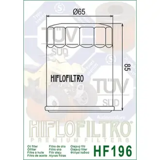 Масляний фільтр HIFLO - HIFLOFILTRO HF196