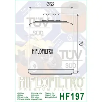Фільтр оливи HIFLOFILTRO HF197