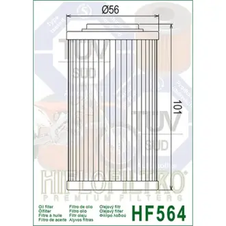Масляний фільтр HIFLO - HIFLOFILTRO HF564