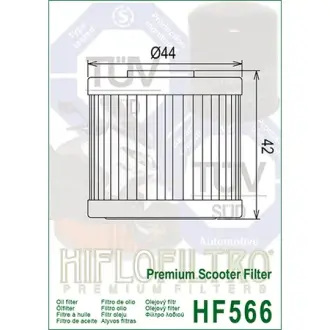 Масляний фільтр HIFLOFILTRO HF566