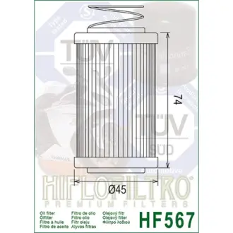 Масляний фільтр HIFLO - HIFLOFILTRO HF567