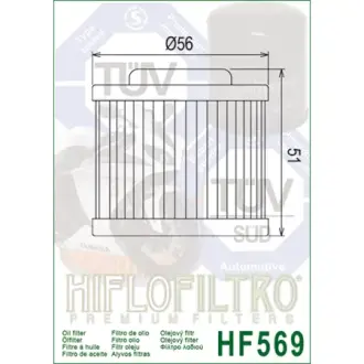 Масляний фільтр HIFLO - HIFLOFILTRO HF569
