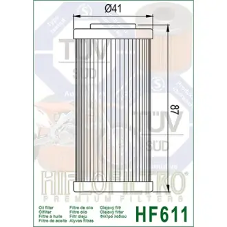 Масляний фільтр HIFLOFILTRO HF611