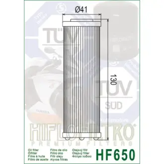 Масляний фільтр HIFLO - HIFLOFILTRO HF650