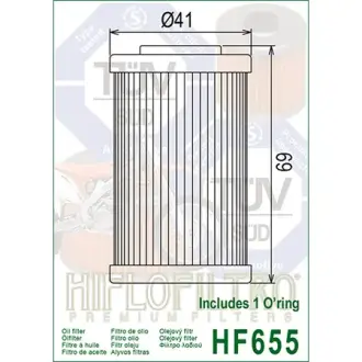 Масляний фільтр HIFLO - HIFLOFILTRO HF655
