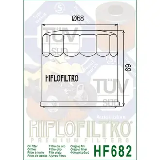 Масляний фільтр HIFLO - HIFLOFILTRO HF682