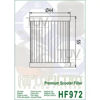 Масляний фільтр HIFLO - HIFLOFILTRO HF972