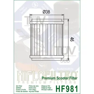 Масляний фільтр HIFLO - HIFLOFILTRO HF981