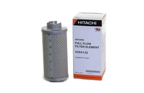 Hydraulic filter, cartridge. Фильтр гидравлический, вставка. Фільтр гідравлічний, вставка HITACHI 4294132