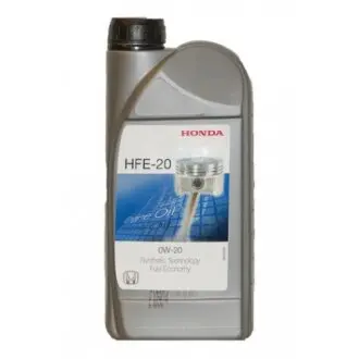 Масло моторное, Honda HFE-20 Motor Oil, SAE 0W-20, 1L HONDA/ACURA 08232P99A2LHE