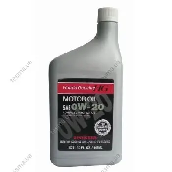 Масло моторное, HONDA Motor Oil, SAE 0W-20, 0.946L HONDA/ACURA 087989029 (фото 1)