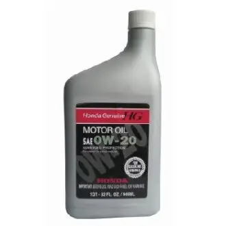 Масло моторное, HONDA Motor Oil, SAE 0W-20, 0.946L HONDA/ACURA 087989029