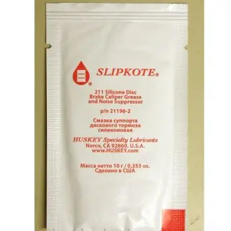 Мастило для суппортів, SLIPKOTE, 211 Silicone Brake Disc Caliper Grease, Noise Supressor, 10gr HUSKEY 211962