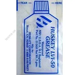 смазка синтетическая LVI-50 pure-synthetic PTFE grease, 3gr HUSKEY LVI503 - фото 1