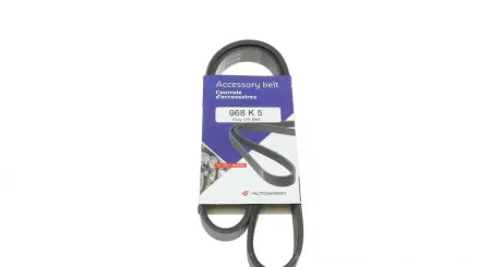 Ремінь генератора Fiat Scudo 2.0 JTD 99-06 (5PK968) HUTCHINSON 968K5