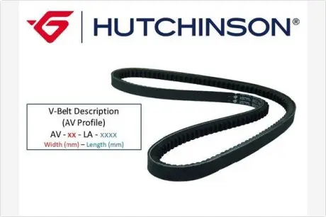 Клиновой ремень HUTCHINSON AV101015LA1025
