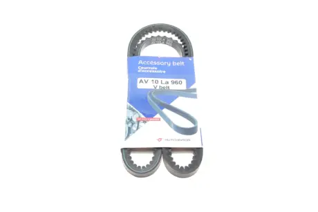 Ремінь генератора BMW 3/VW Passat 1.6TD/1.9D 88-93 (10x960) HUTCHINSON AV10LA960