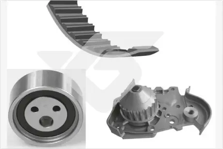 Водяной насос + комплект зубчатого ремня HUTCHINSON KH127WP29
