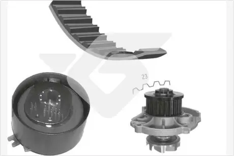 Водяной насос + комплект зубчатого ремня HUTCHINSON KH139WP39