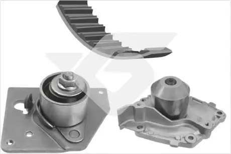 Водяной насос + комплект зубчатого ремня HUTCHINSON KH151WP55