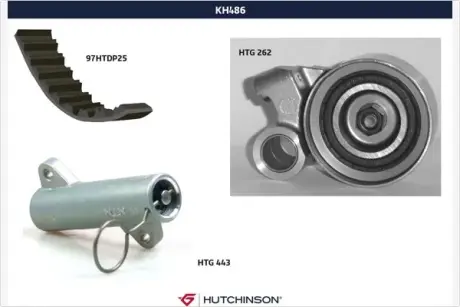 Комплект ремня ГРМ HUTCHINSON KH486