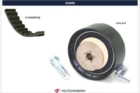 Комплект ремня ГРМ HUTCHINSON KH509