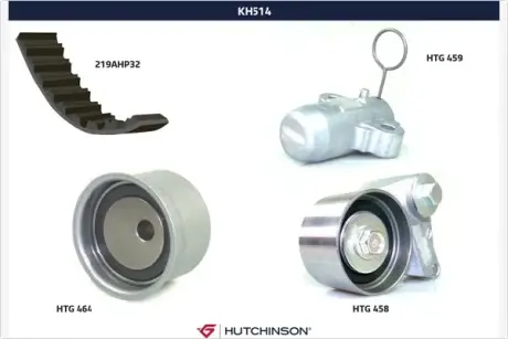 Комплект ремня ГРМ HUTCHINSON KH514