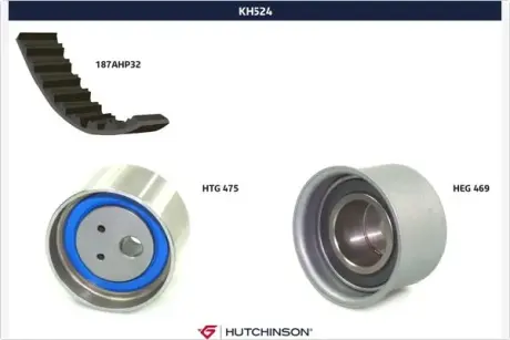 Комплект ремня ГРМ HUTCHINSON KH524