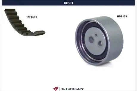Комплект ремня ГРМ HUTCHINSON KH531