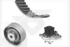Водяной насос + комплект зубчатого ремня HUTCHINSON KH53WP03 (фото 1)