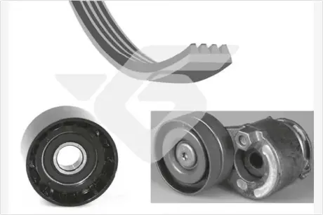 Поликлиновой ременный комплект HUTCHINSON KHV162