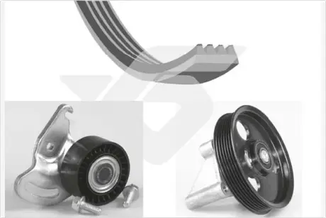 Поликлиновой ременный комплект HUTCHINSON KHV169