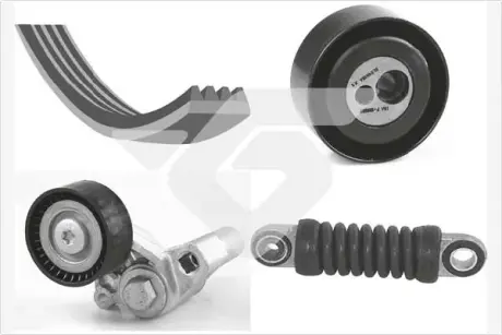 Поликлиновой ременный комплект HUTCHINSON KHV91