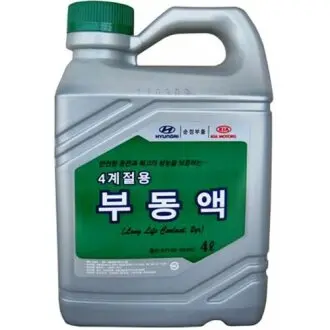 Жидкость охлаждающая, MOBIS Long Life Coolant, -76°C, 4L HYUNDAI/KIA 0710000400