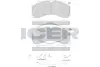 Комплект тормозных колодок, дисковый тормоз ICER 152124066 (фото 1)